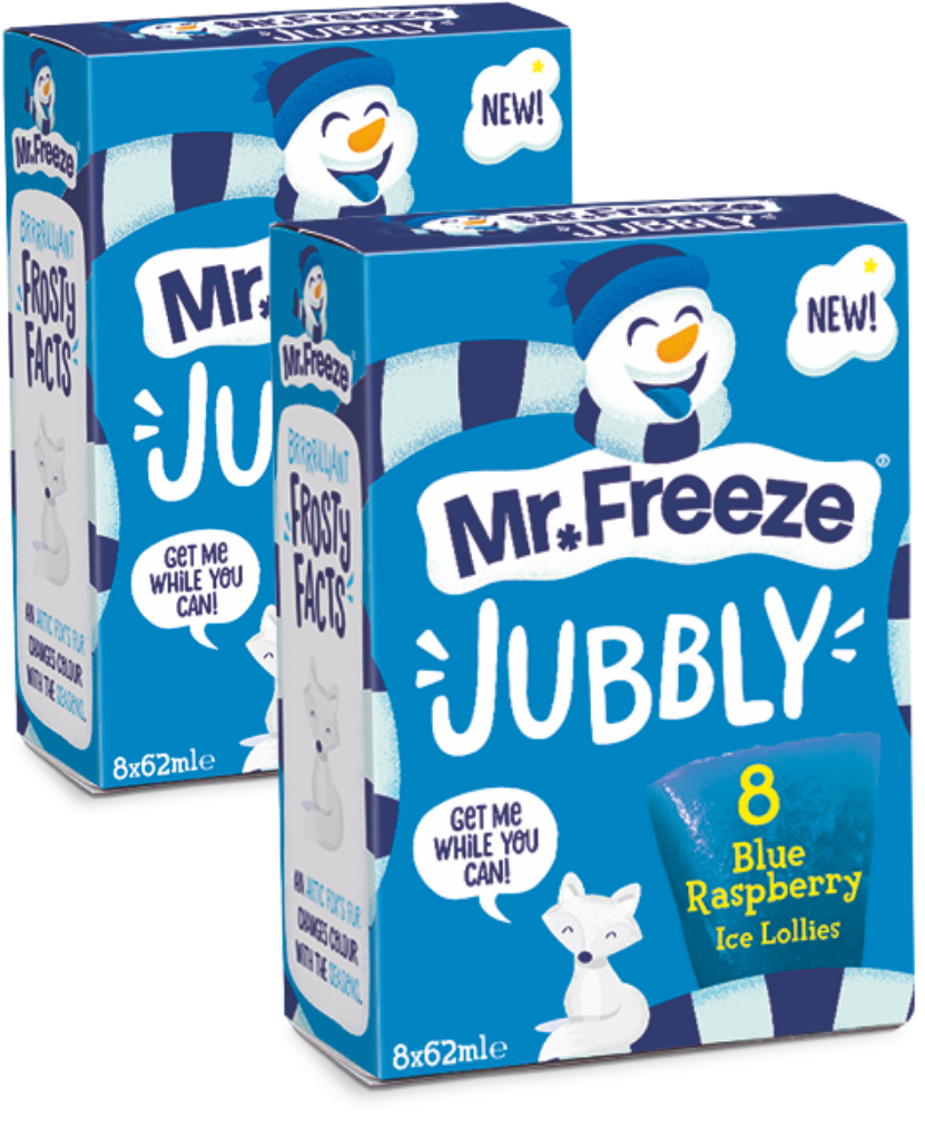 Boxes of Mr.Freeze Jubbly